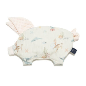 La Millou Poduszka Sleepy Pig Minky Seaworld by Magdalena Lamparska