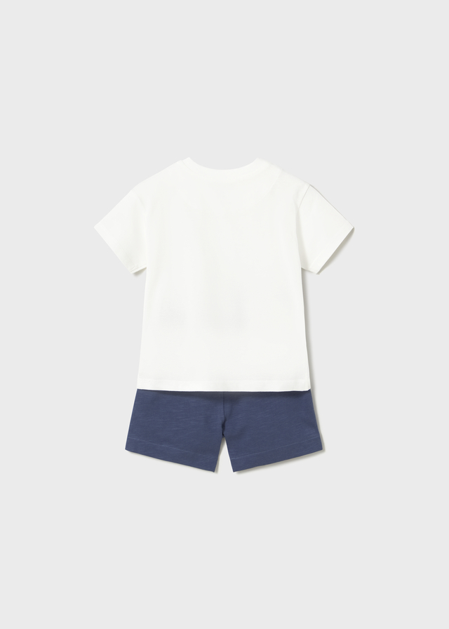 Mayoral letni komplet bermudy i koszulka Palm Trees dla chłopca 1672