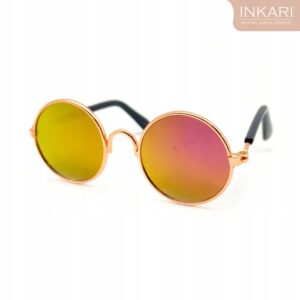 Inkari Okulary dla Alpaki Lenonki Rose Gold Akcesoria Oryginalne
