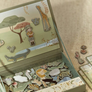 Little Dutch Magnesy w pudełku Safari Friends FSC LD7453